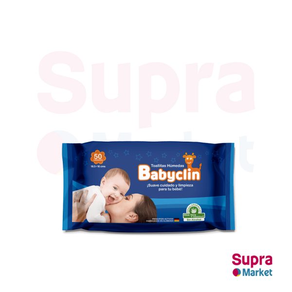 TOALLA HUMEDA BABYCLEAN 50 UNID