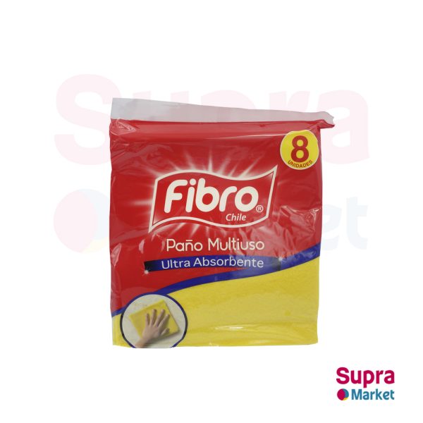 PAÑO MULTIUSO FIBRO 8 Und