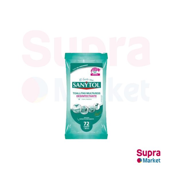 TOALLA DESINFECTANTE SANYTOL 72 Un