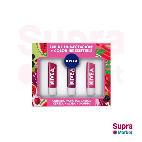 NIVEA PROTECTOR LABIAL FRUTAL 4.8 gr