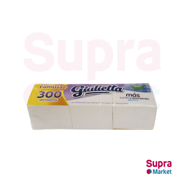 SERVILLETA GIULIETTA FAMILIAR 300 Und - Imagen 2