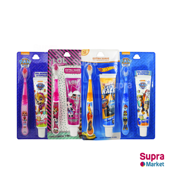 SET CEPILLO + PASTA DENTAL 50 gr GELATTI